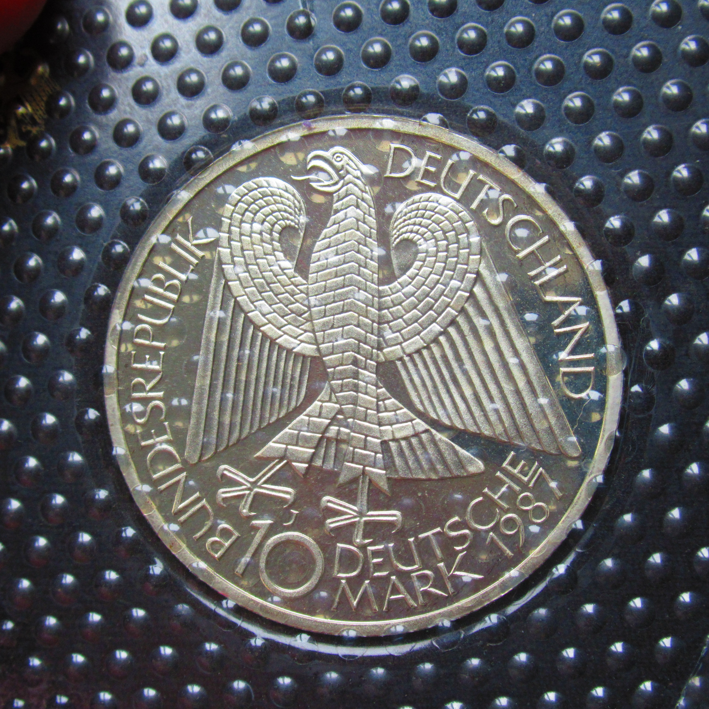 750 YEAR CELEBRATION BERLIN, 10 DM silver coin mirror finish, 1987