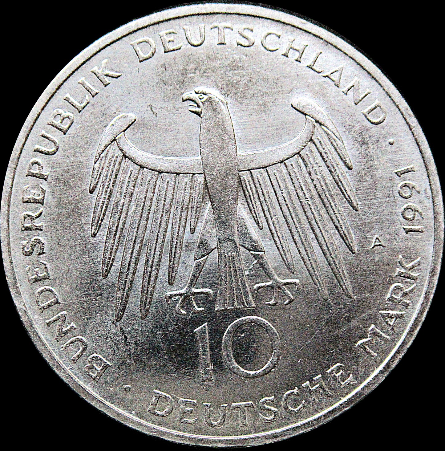 200 JAHRE BRANDENBURGER TOR, Serie 10 DM Silbermünze, 1991