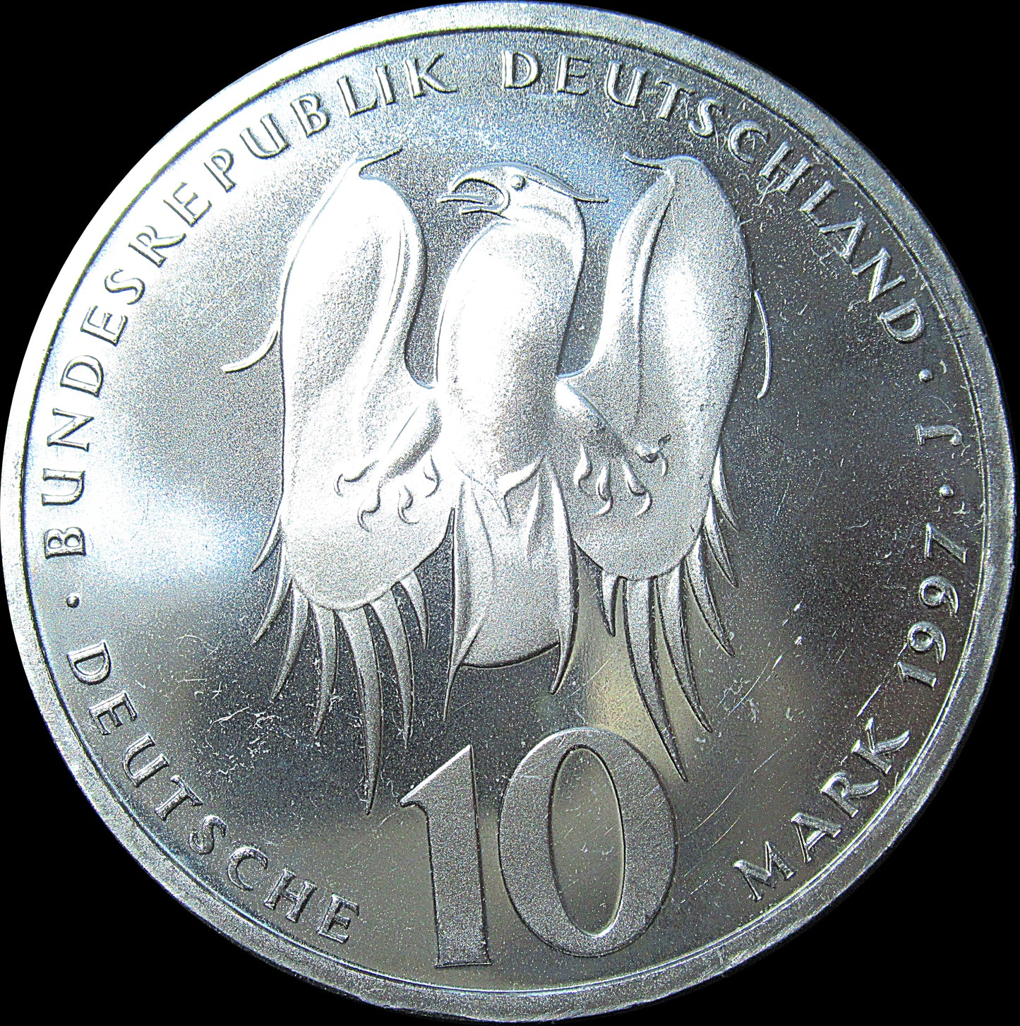 PHILLIP MELANCHTON, series 10 DM silver coin, 1995