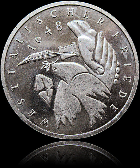 PEACE OF WESTFAEL, series 10 DM silver coin, 1998