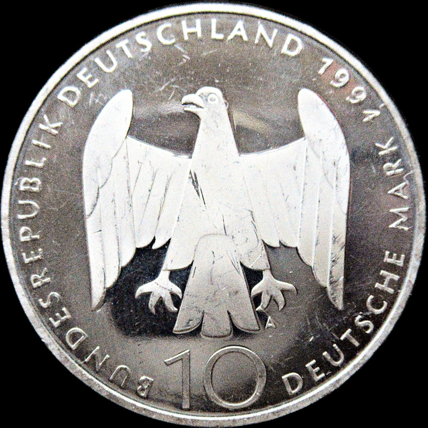 WIDERSTAND GEGEN NATIONALSOZIALISMUS, Serie 10 DM Silbermünze, 1994