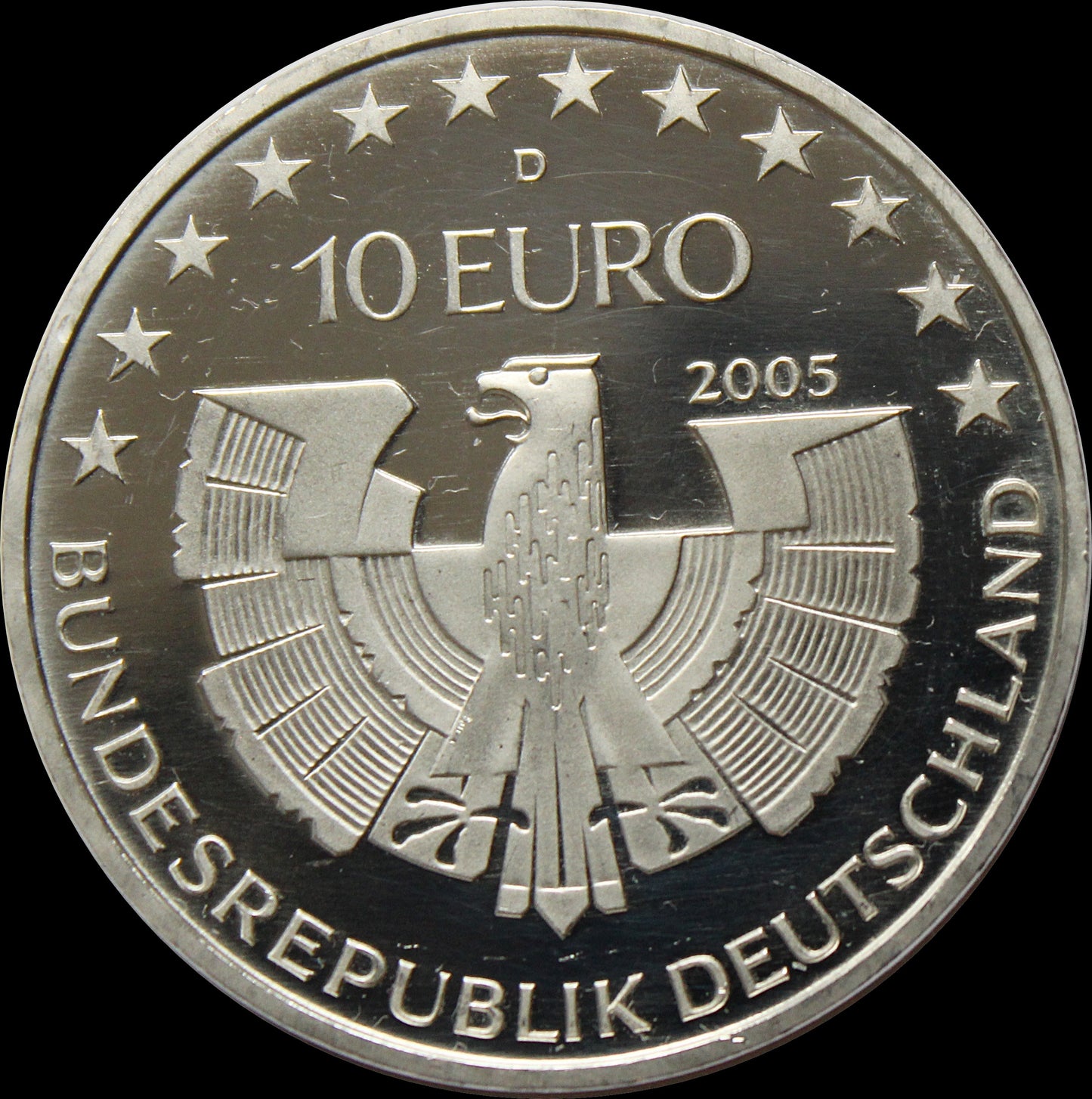 NATIONALPARK BAYERISCHER WALD, Serie 10 € Silber Gedenkmünzen Deutschland, Stempelglanz, 2005