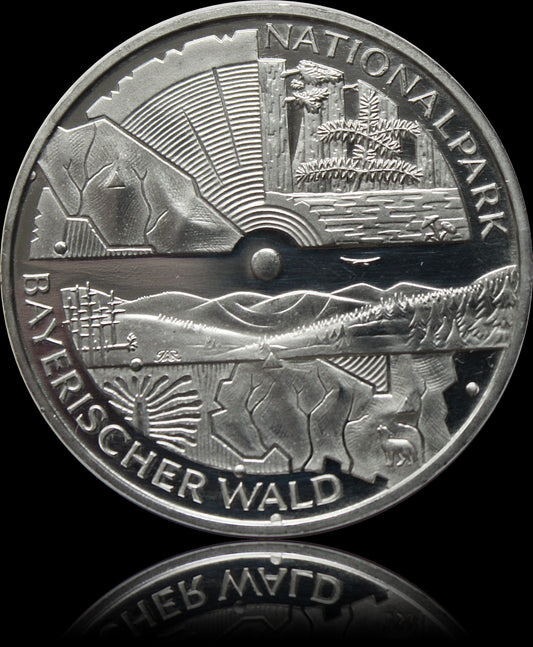 NATIONALPARK BAYERISCHER WALD, Serie 10 € Silber Gedenkmünzen Deutschland, Stempelglanz, 2005