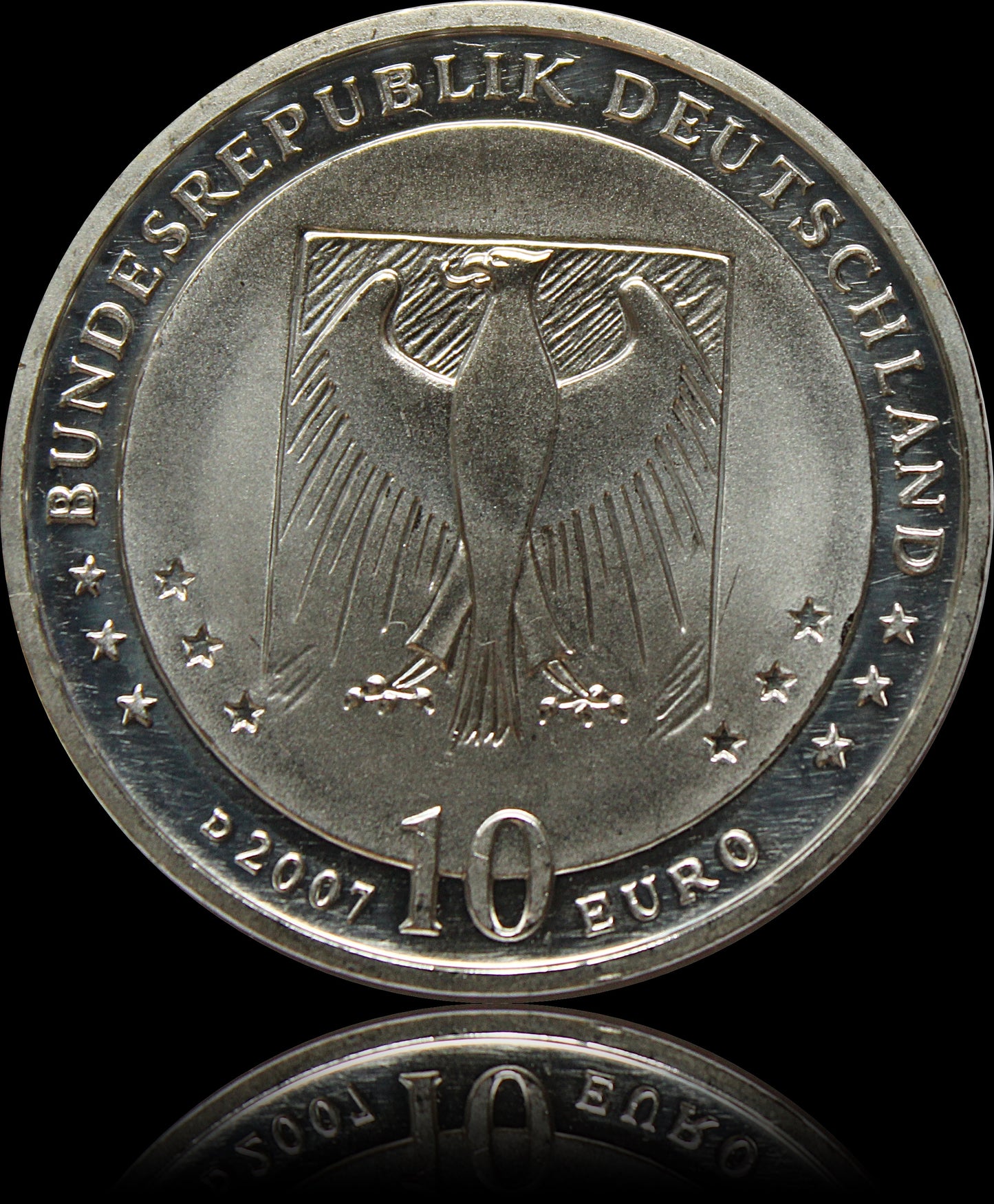 175. GEBURTSTAG WILHELM BUSCH, Serie 10 € Silber Gedenkmünzen Deutschland, Stempelglanz, 2007