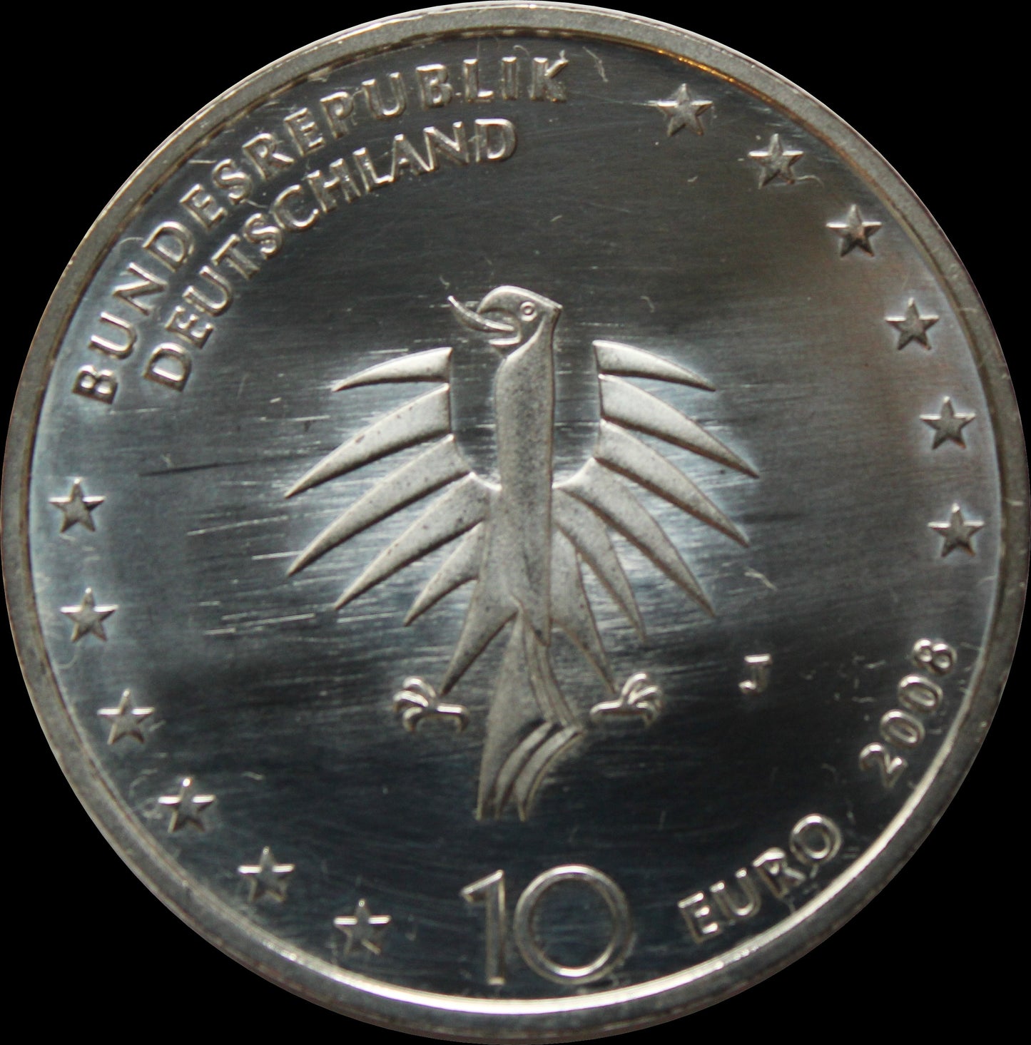 50 JAHRE GORCH FOCK, Serie 10 € Silber Gedenkmünzen Deutschland, Stempelglanz, 2008