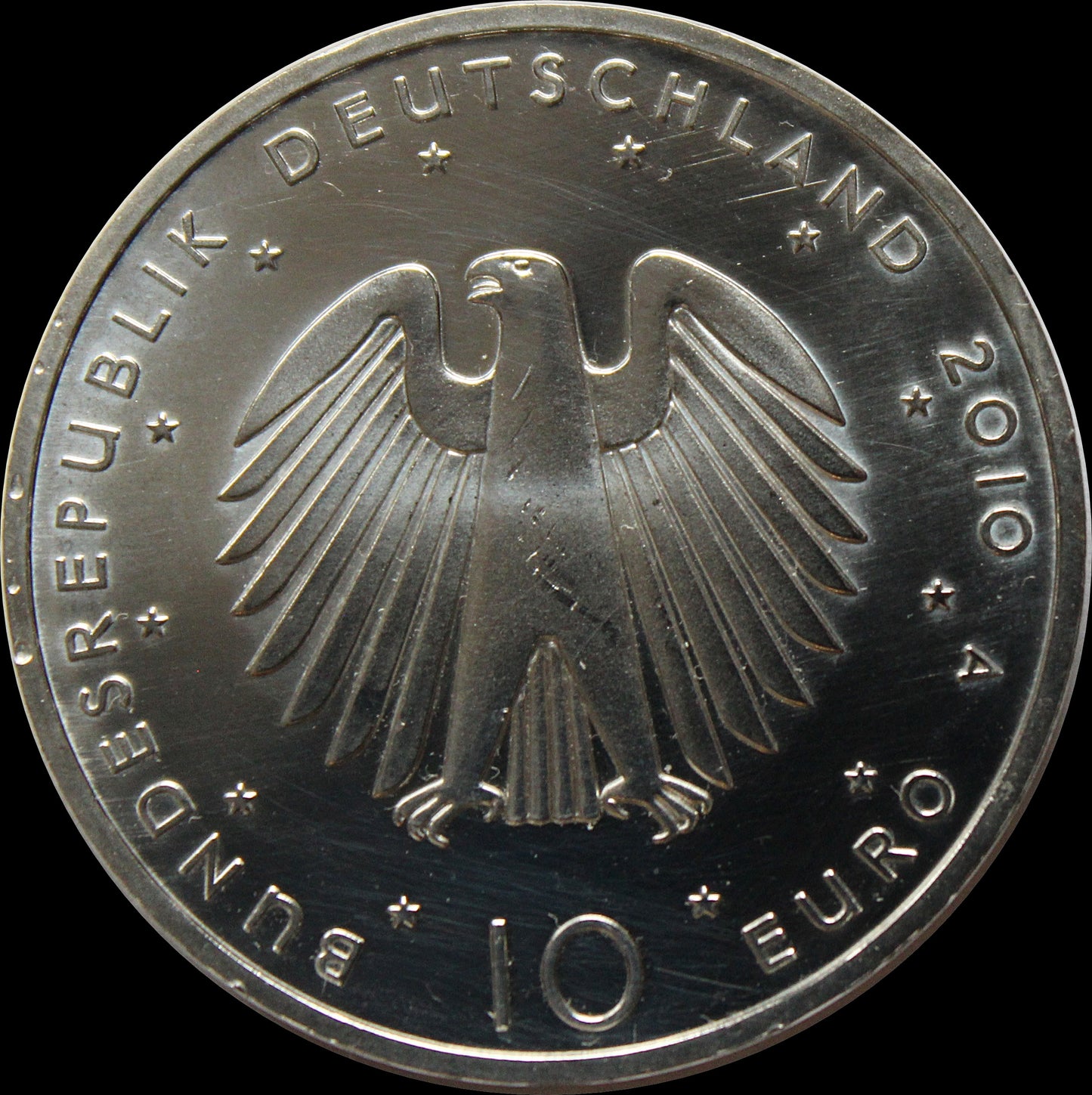 20 JHARE DEUTSCHE EINHEIT, Serie 10 € Silber Gedenkmünzen Deutschland, Stempelglanz, 2010