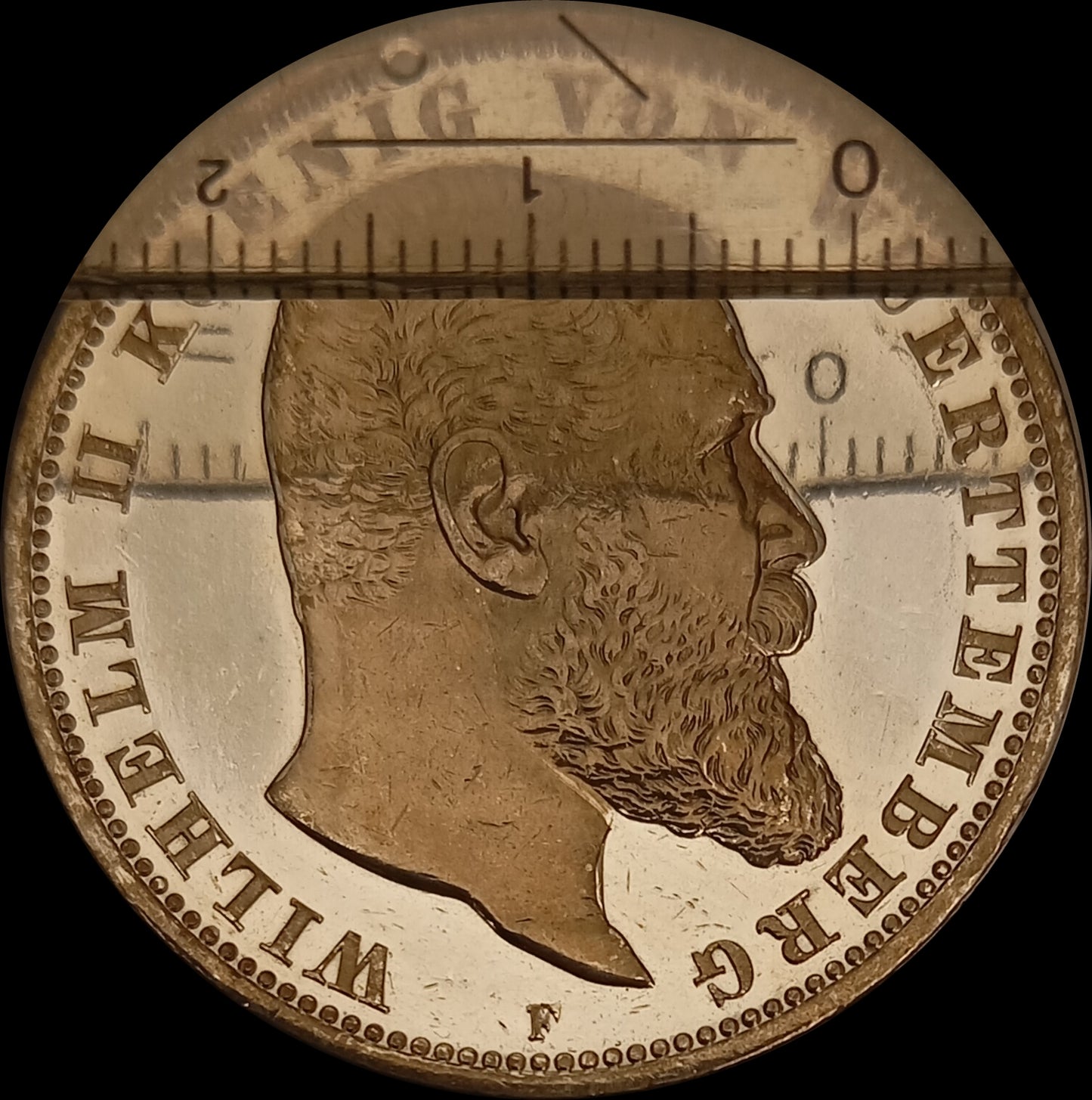 5 Mark Württemberg 1902 F Silber, Kaiser Wilhelm II. Deutsches Kaiserreich, Jaeger-Nr. 176