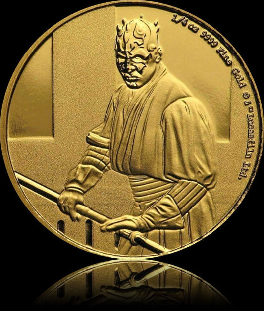 DARTH MAUL™ Star Wars™ 25 $ Proof 1/4 oz Gold
