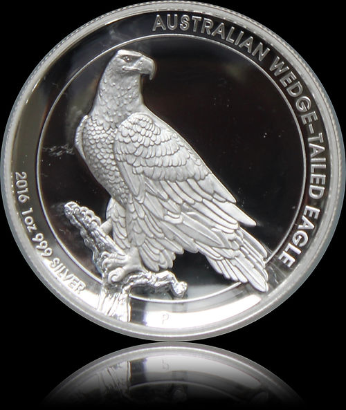 Wedge Tailed Eagle 2017, Serie Wedge Tailed Eagle, 1 oz Silver Proof, 1$, 2017