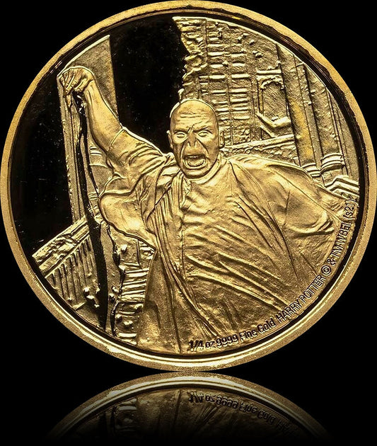 LORD VOLDEMORT™ Harry Potter™ 25 $ Proof 1/4 oz Gold