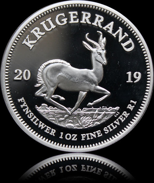 Krugerrand 1 oz Silber, 2019 Proof