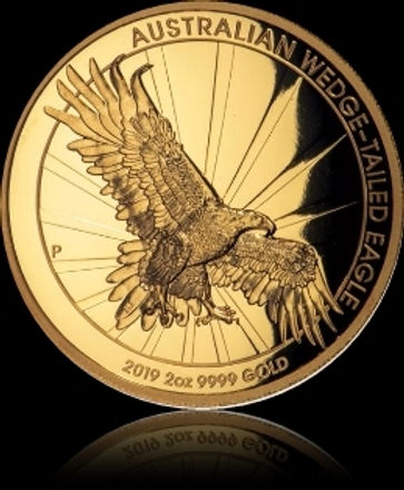 Wedge Tailed Eagle 2019, Serie 1 oz Gold Wedge Tailed Eagle Proof 100$, 2019