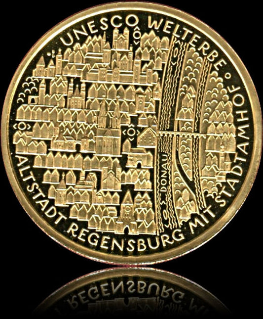 REGENSBURG 2016 UNESCO Weltkulturerbe 0,5 oz Gold -F, D, G, J-