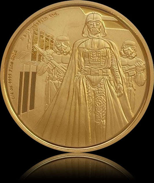 DARTH WADER™ Star Wars™ 25 $ Proof 1/4 oz Gold
