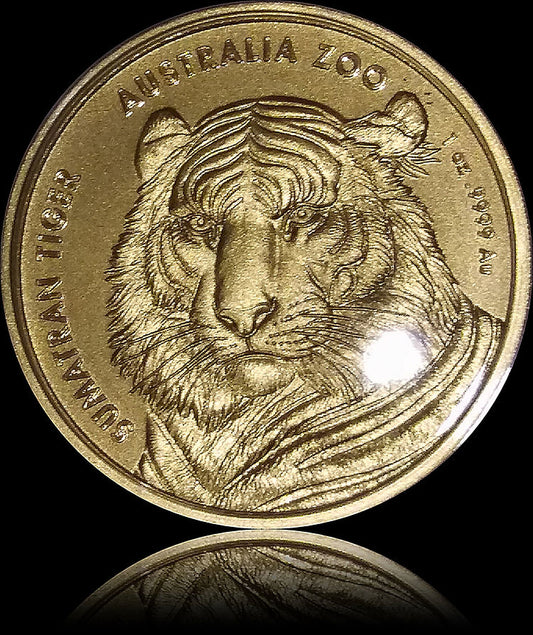 SUMATRA TIGER, Serie Australian Zoo, 1 oz Gold BU, 2020