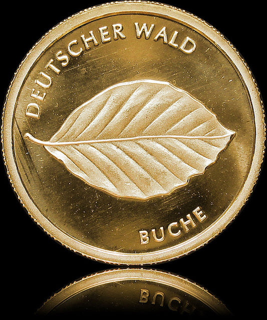 BUCHE Serie Deutscher Wald, 1/8 oz Gold 20 Euro  -A-, 2011