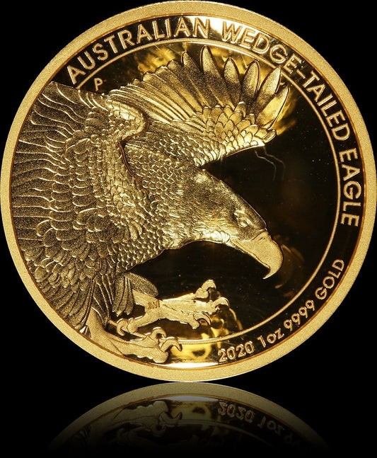 Wedge Tailed Eagle 2020, Serie 1 oz Gold Wedge Tailed Eagle Proof 100$, 2020