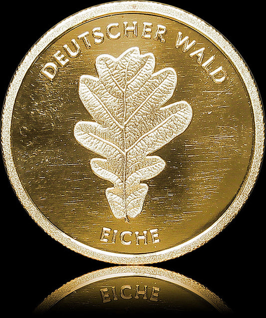 EICHE Serie Deutscher Wald, 1/8 oz Gold 20 Euro  -F, D, J, G-, 2010