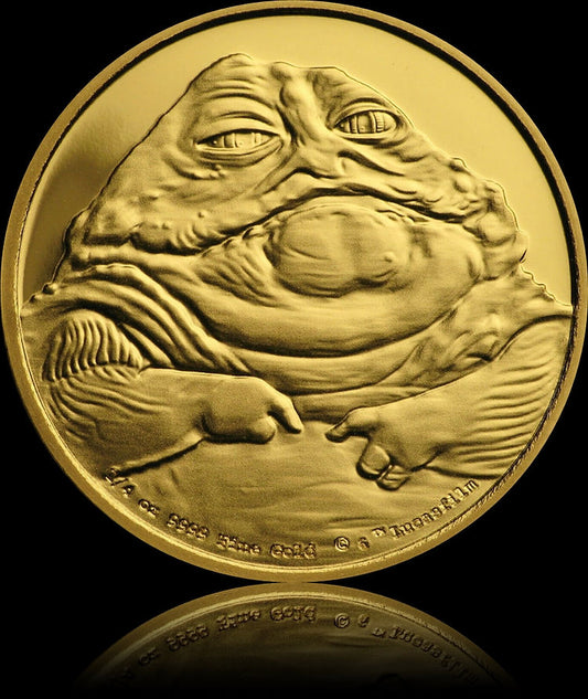JABBA DE HUTT™ Star Wars™ 25 $ Proof 1/4 oz Gold