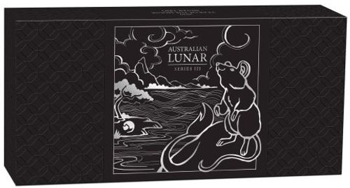 3-COIN SET YEAR OF THE MOUSE, Serie Lunar III 2020 3 x 1 oz Silber, 3 x 1$, 2020