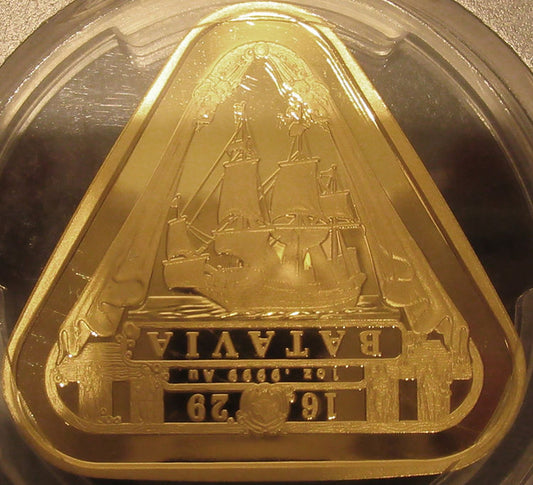 BATAVIA, Serie Australian Shipwreck, 1 oz Gold 100$ BU MS70, 2020