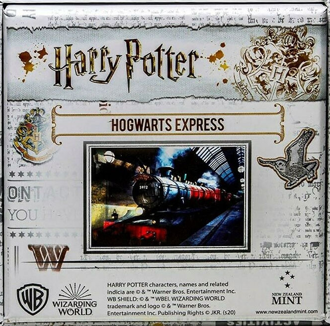 HOGWARDS EXPRESS™ Harry Potter™ 25 $ Proof 1/4 oz Gold