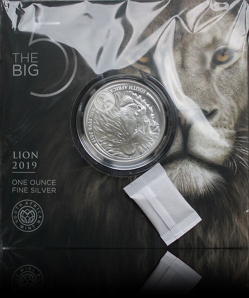 LÖWE, Serie Big Five Serie I, 1 oz Silber BU, 2019