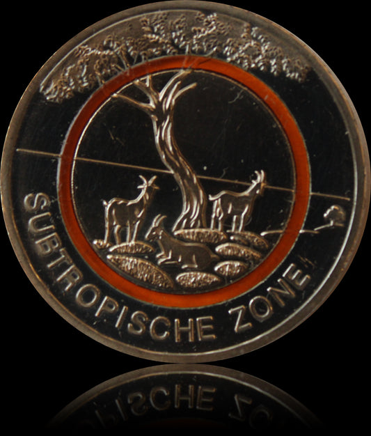 Subtropical Zone 5 Euro commemorative coin, series "Climate Zones of the Earth", brilliant uncirculated, 2018