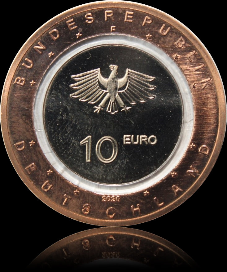 An Land, 10 Euro Gedenkmünze, Serie "Luft Bewegt", Stempelglanz, 2020