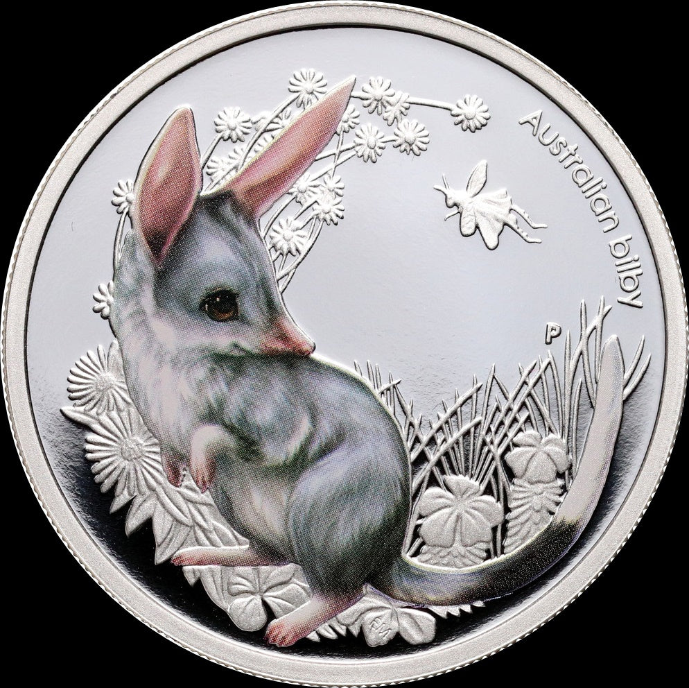 SERIE BUSH BABIES, Australien 5 x  0,5 oz Silber Proof, 2010 - 2011