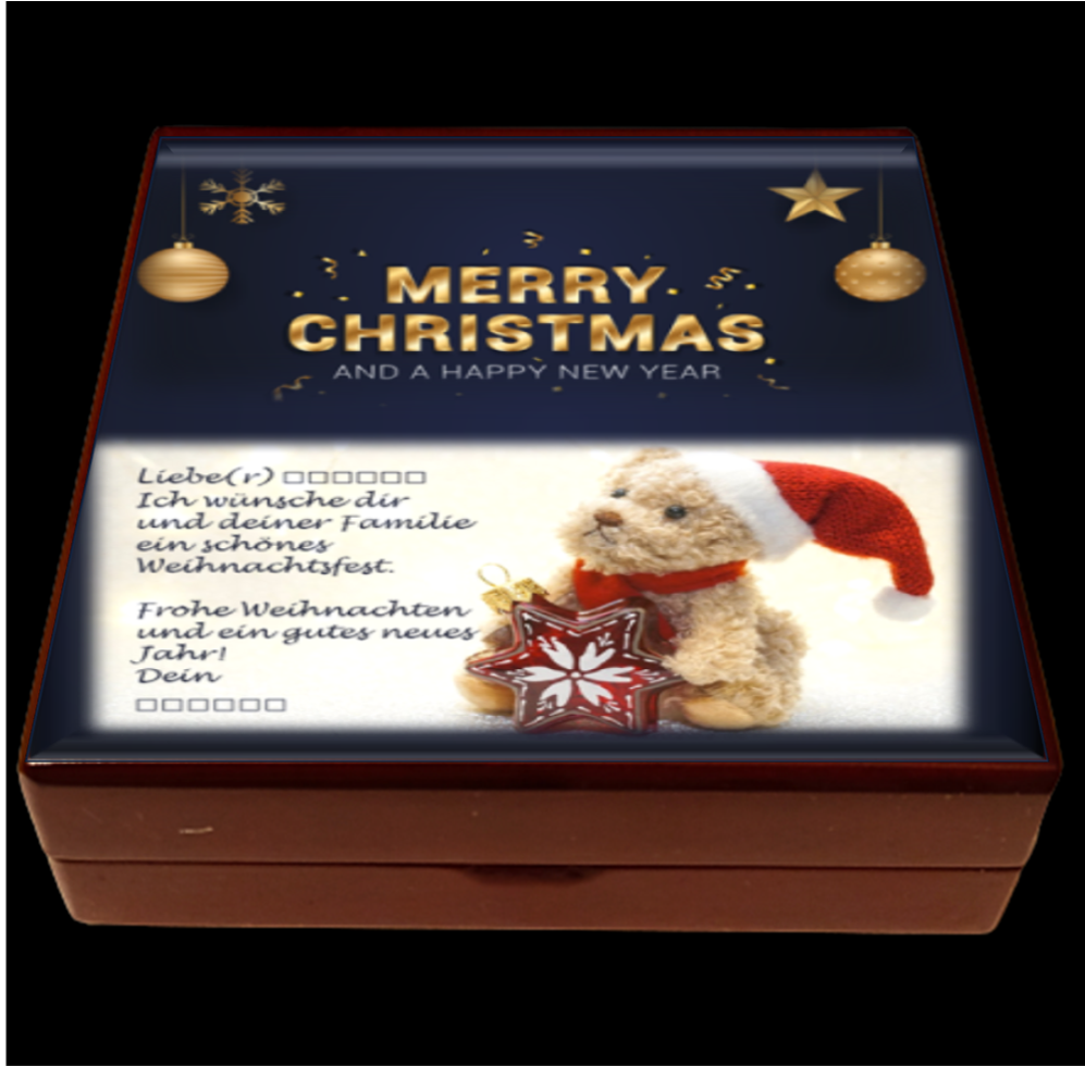 Christmas - Bear - Merry Christmas - 20 € gold