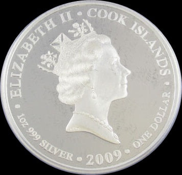 CAPTAIN COOK SILVER PROOF COIN COLLECTION, 4 x 1 oz Silver 1$, Proof, 2009