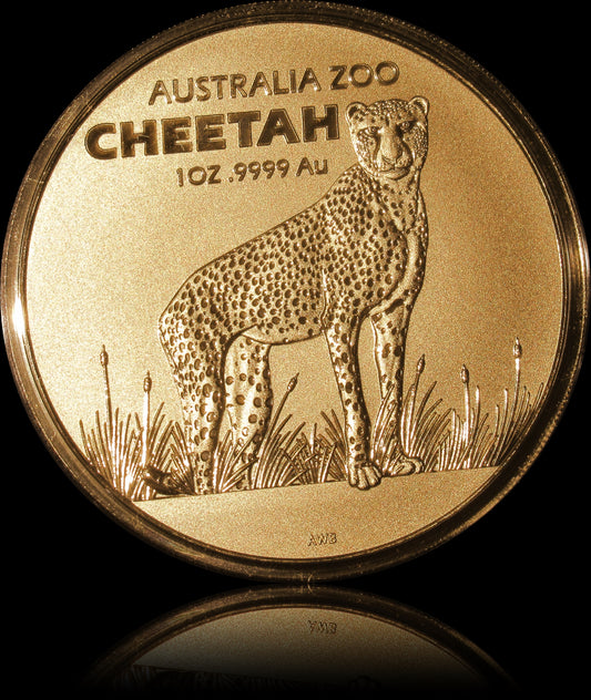 CHEETAH, Australian Zoo series, 1 oz Gold BU, 2021
