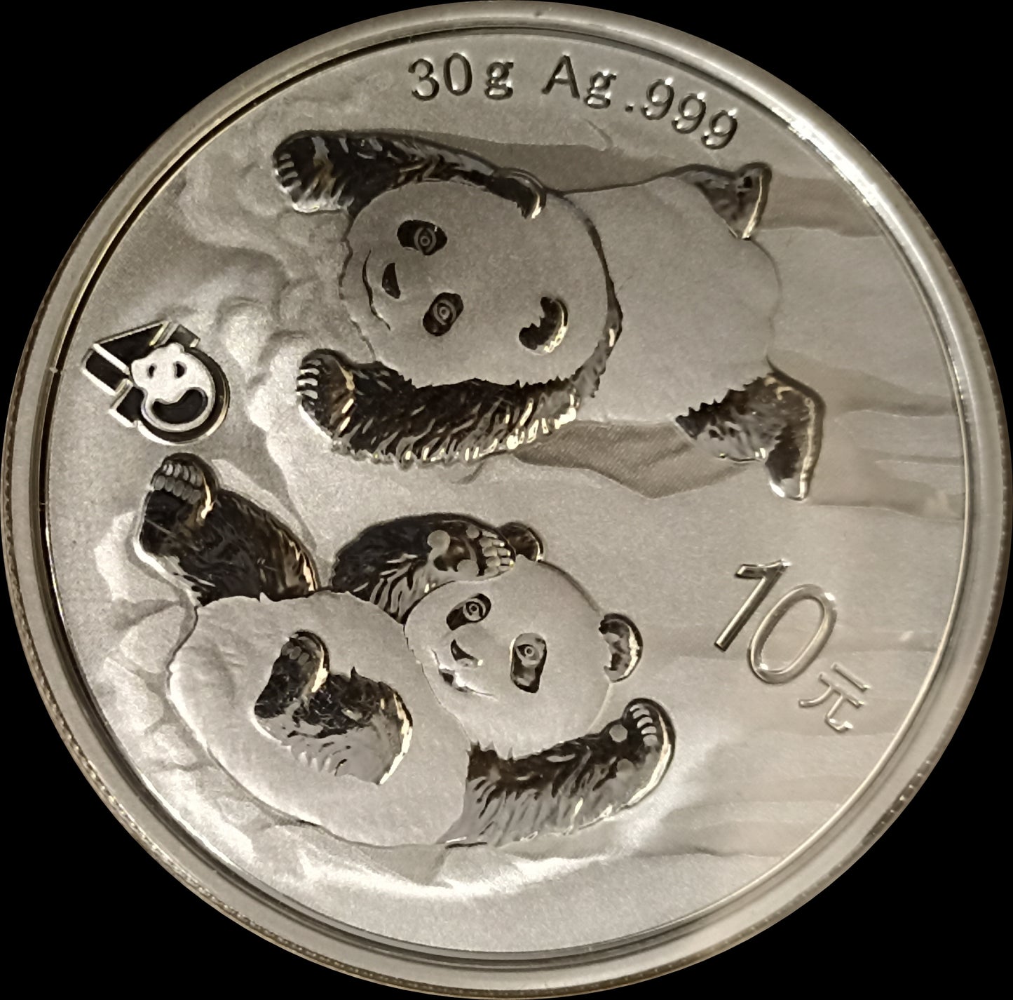 PANDA, China 1 oz silver $1, 2022