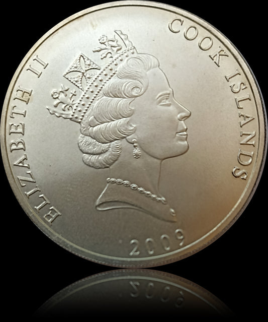 COOK ISLAND, Cook 1 oz Silver 1 CID, 2014