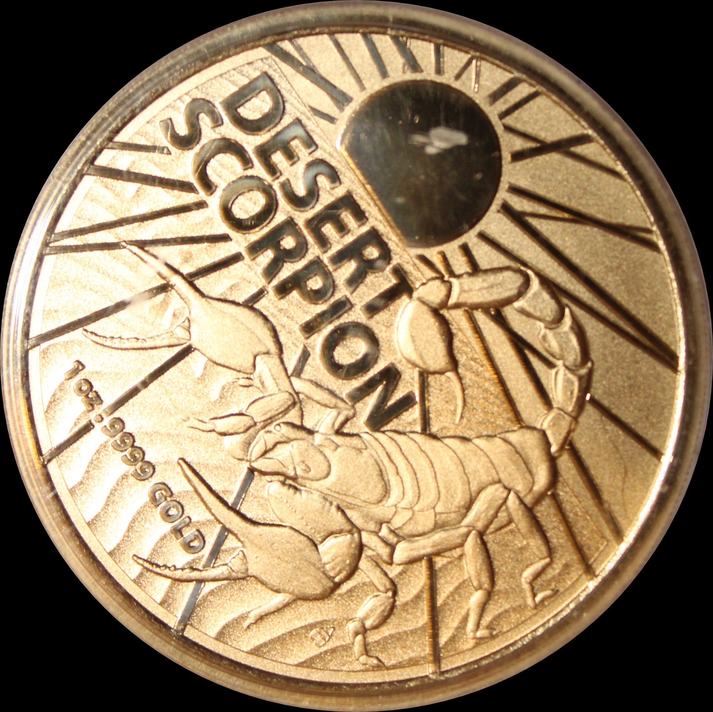 DESERT SCORPION, Serie Australia's Most Dangerous Animals, 1 oz Gold BU, 2022