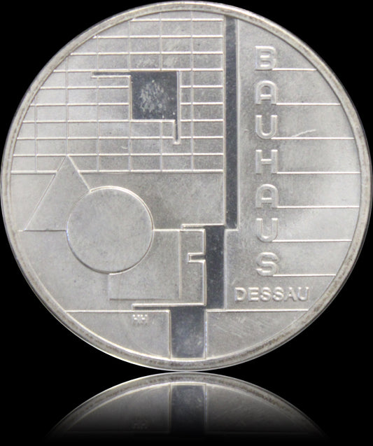 BAUHAUS DESSAU, Serie 10 € Silber Gedenkmünzen Deutschland, Stempelglanz, 2004