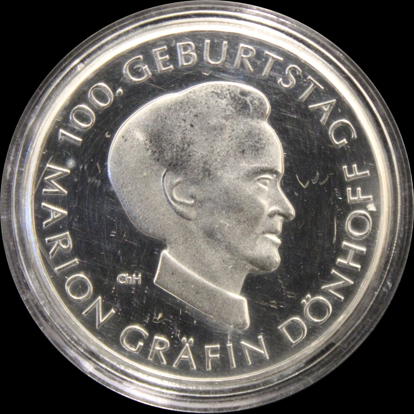 100. GEBURTSTAG MARION GRÄFIN DÖNHOFF, Serie 10 € Silber Gedenkmünzen Deutschland, Stempelglanz, 2009