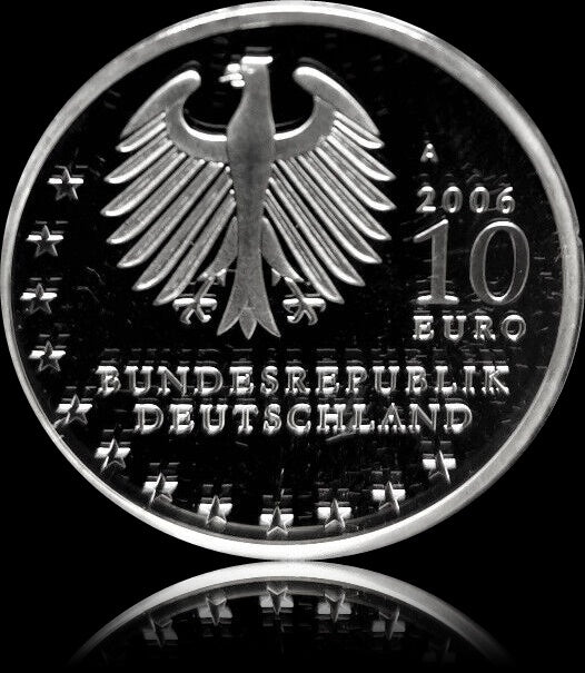 800 JAHRE DRESDEN, Serie 10 € Silber Gedenkmünzen Deutschland, Spiegelglanz, 2006