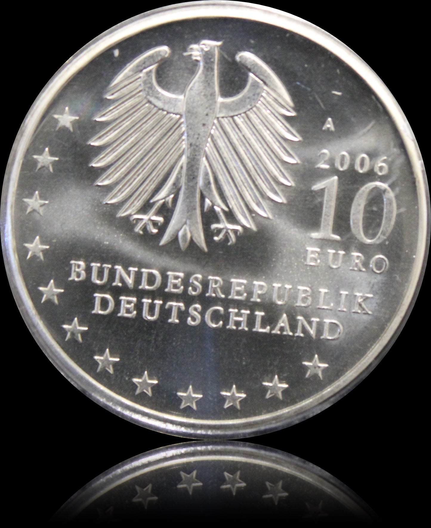 800 JAHRE DRESDEN, Serie 10 € Silber Gedenkmünzen Deutschland, Stempelglanz, 2006