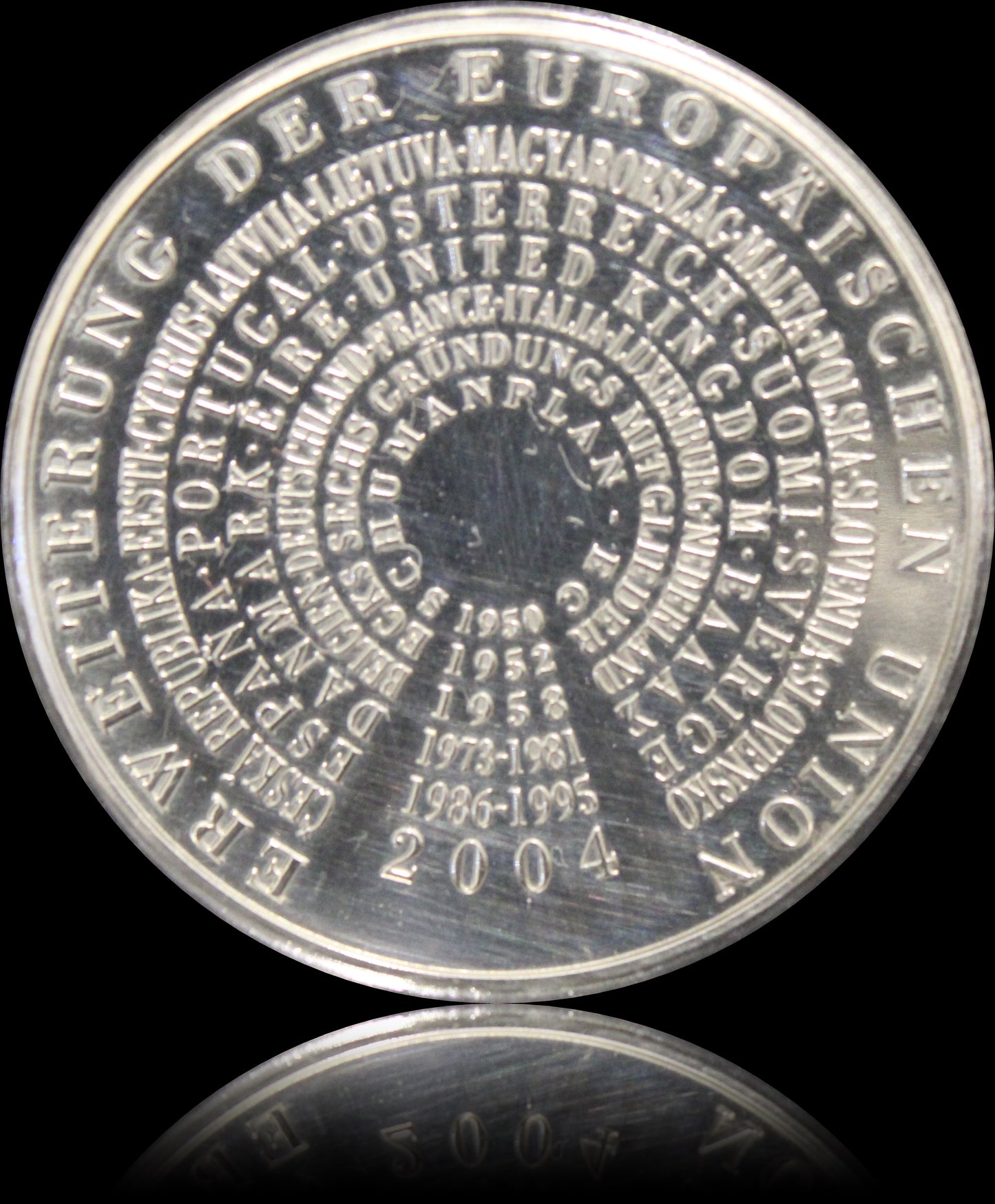 51 Stück, Serie 10 € Silber Gedenkmünzen Deutschland, Stempelglanz, 2002 - 2011