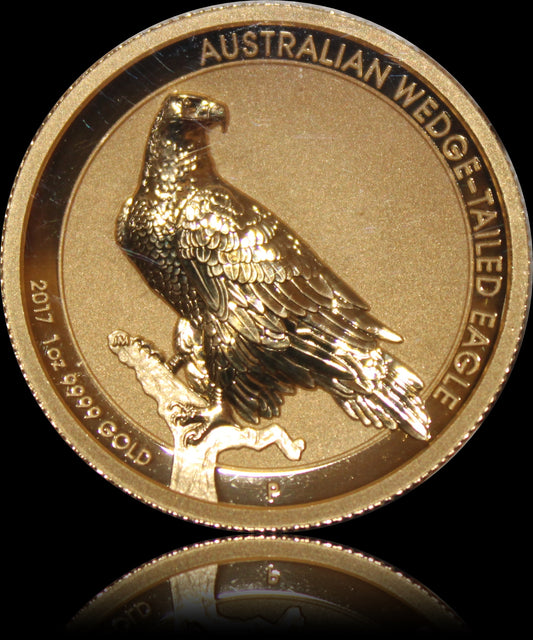 Wedge Tailed Eagle 2017, Serie 1 oz Gold Wedge Tailed Eagle Proof PF70 100$, 2017