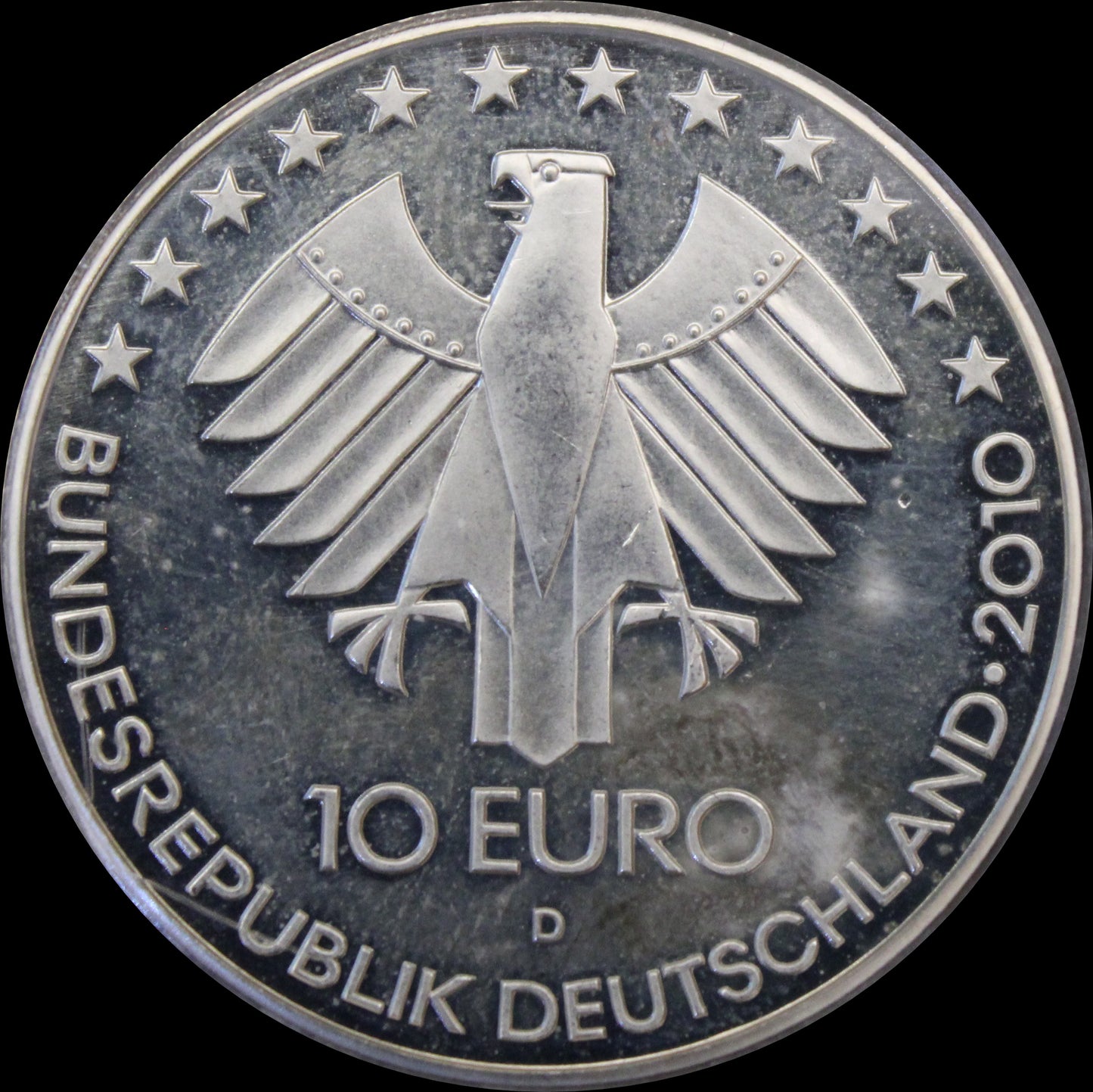 175 JAHRE EISENBAHN IN DEUTSCHLAND, Serie 10 € Silber Gedenkmünzen Deutschland, Stempelglanz, 2010