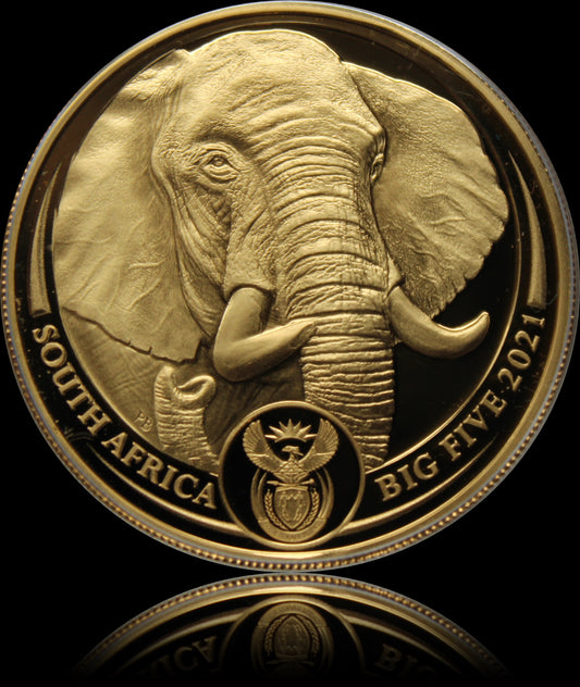 ELEFANT, Big Five Serie II, 1 oz Gold Proof, 2021