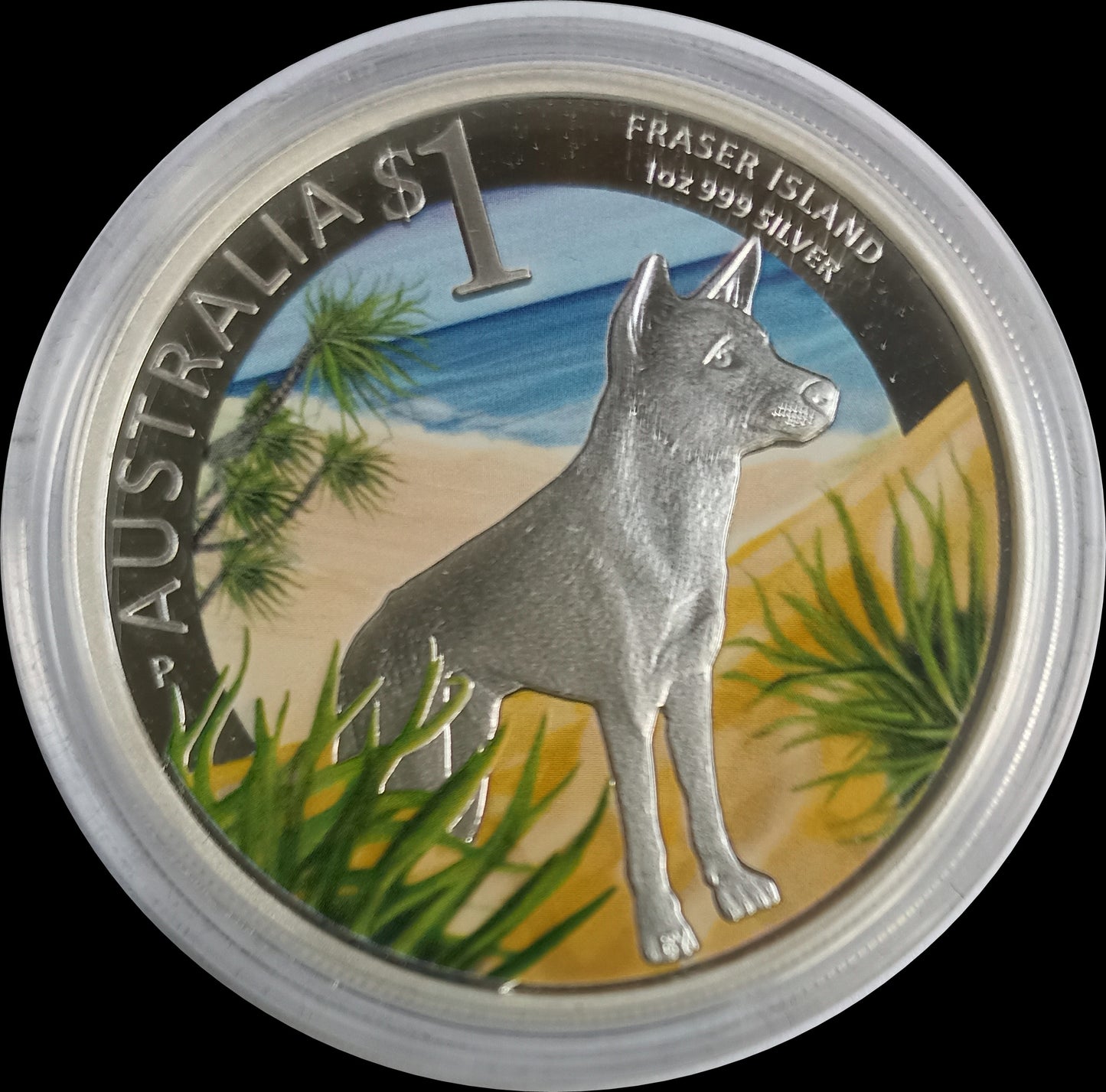 FRASER ISLAND, Serie World Heritage Sites, 1 oz Silver Colored Proof, 2013