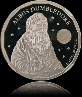 DUMBLEDORE, Serie Harry Potter, 1 oz Silver NGC PF 70, 2 £, 2023