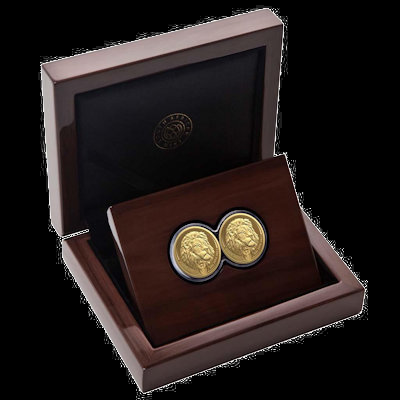 2 x LÖWE, Big Five Serie II, 2 x 1/4 oz Gold Proof, 2022