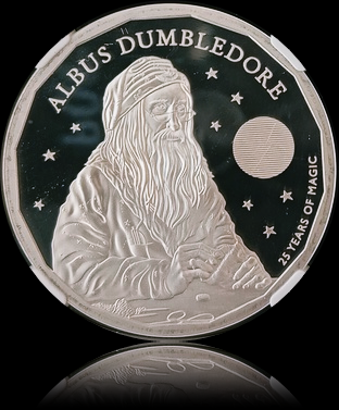 DUMBLEDORE, Serie Harry Potter, 1 oz Silver NGC PF 69, 2 £, 2023