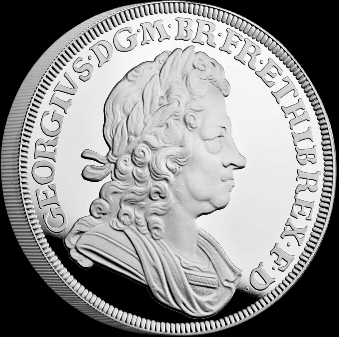 GEORGE I, British Monarch, 1 Oz Silver Proof 2 £, Proof, 2022