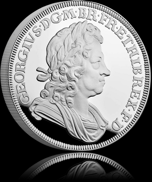 GEORGE I, British Monarch, 1 Oz Silver Proof 2 £, Proof, 2022